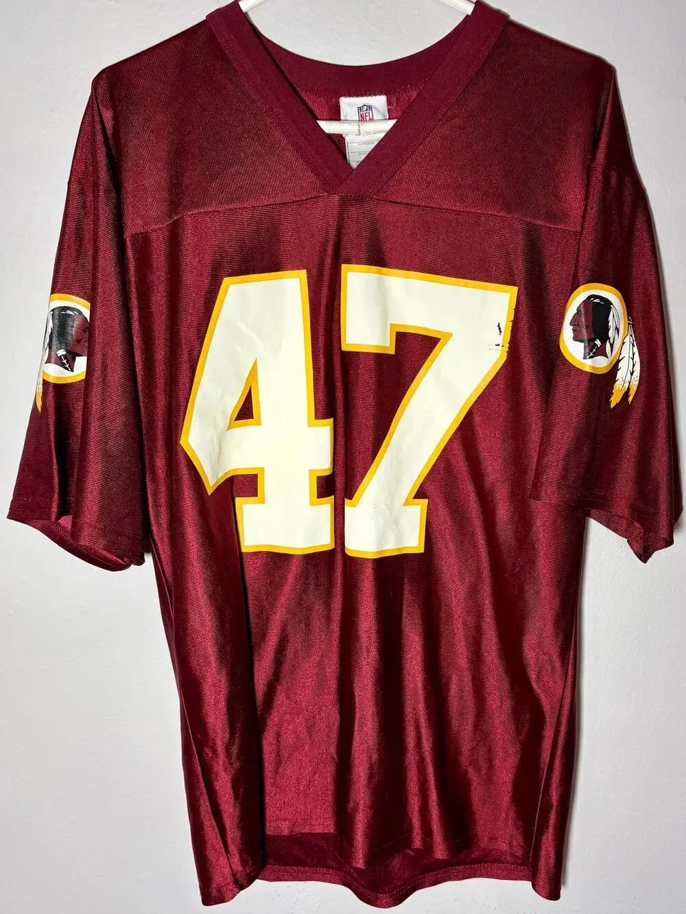 Vintage Washington Redskins Chris Cooley #47 Burgundy NFL Team Jersey Sz M - Picture 1 of 10